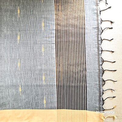 Grey Pune Cotton Saree