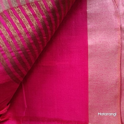 Pink Pune Cotton Saree