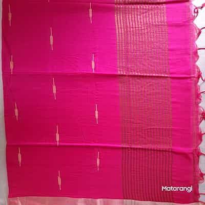 Pink Pune Cotton Saree