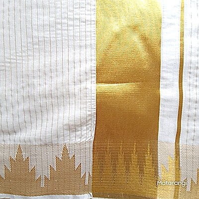 Temple Border Kerala Saree