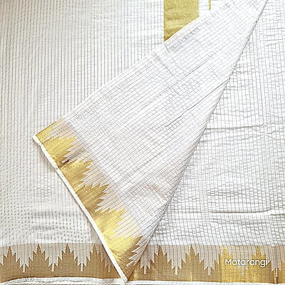Temple Border Kerala Saree