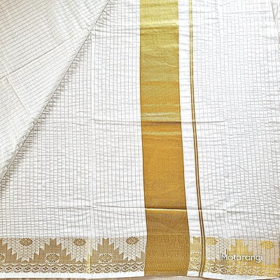 Temple Border Kerala Saree Temple Border Kerala Saree