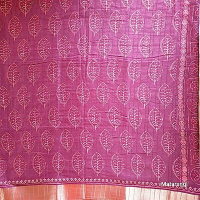 Brown Bhagalpuri Crepe Silk