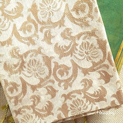 Green Pure Handloom Tissue Silk Saree Green Pure Handloom Tissue Silk Saree