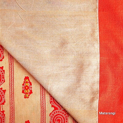 Cream Pure Cotton Handloom Jamdani Cream Pure Cotton Handloom Jamdani