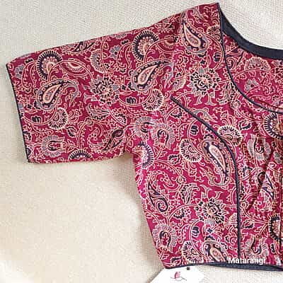 Zeta Readymade Blouse Maroon Zeta Readymade Blouse Maroon