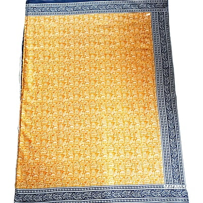 Mustard MulMul Cotton Saree Mustard MulMul Cotton Saree