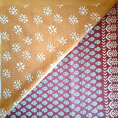 Maroon MulMul Cotton Saree
