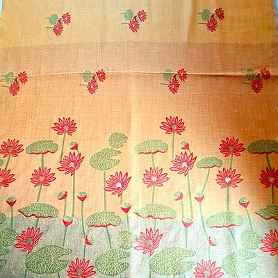 Mustard Premium Munga Cotton Saree Mustard Premium Munga Cotton Saree